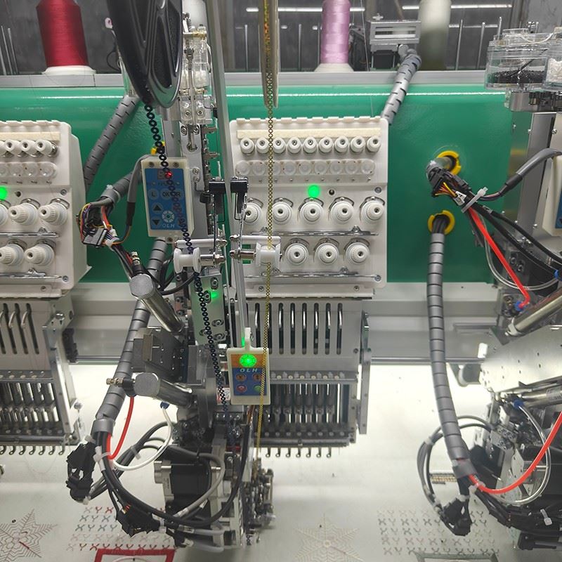THREE COLORS BEADS Automatic Computerized Embroidery Machine THREE COLORS BEADS Automatic Computerized Embroidery Machine